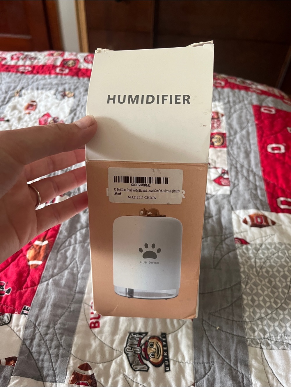 Pink and Gold Mini Humidifier - Portable